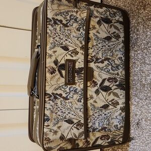 Jordache Vintage Floral Suitcase